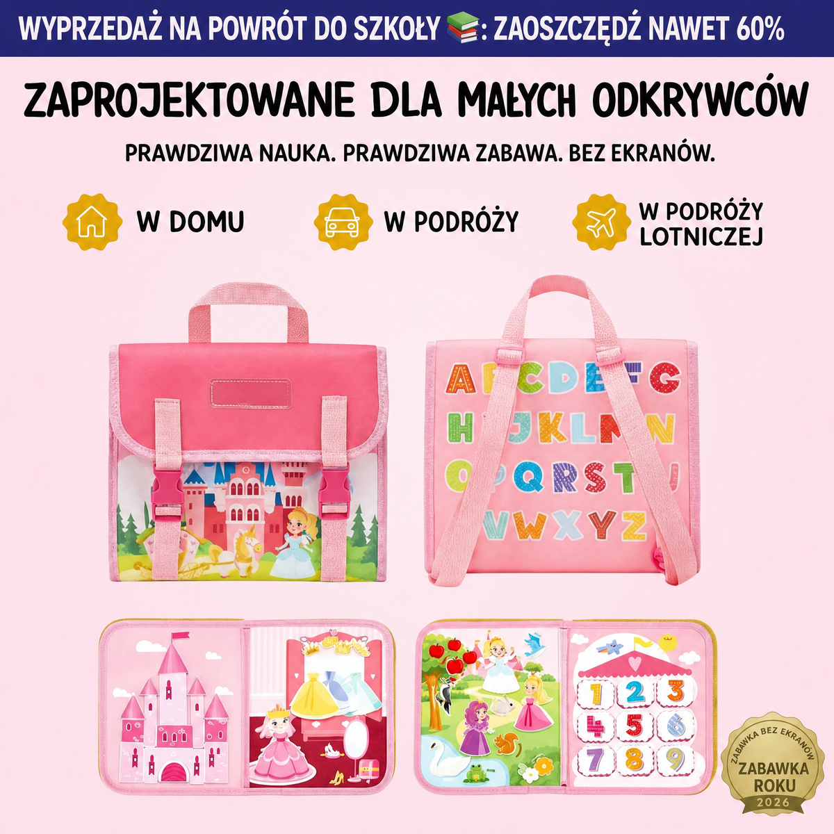 Figluska Magicznych Rączek - Książeczka sensoryczna dla dzieci