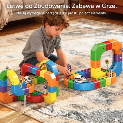 Figluś MagTrack – Kreatywna Kolejka Magnetyczna