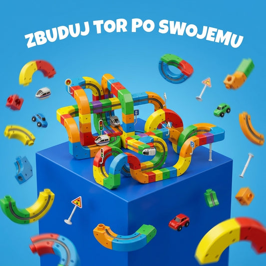 Figluś MagTrack – Kreatywna Kolejka Magnetyczna
