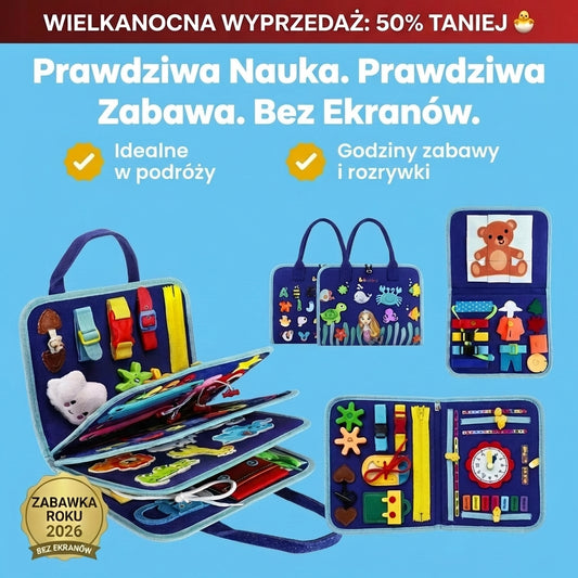 Figluska Magicznych Rączek - Książeczka sensoryczna dla dzieci