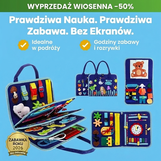 Figluska Magicznych Rączek - Książeczka sensoryczna dla dzieci