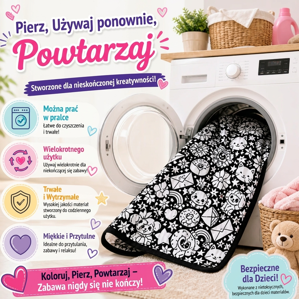 Figluska Kolorowanka - Przytulny Kocyk Do Kolorowania