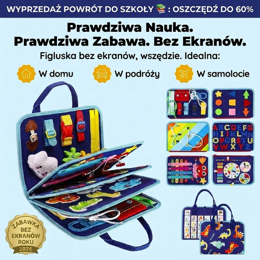 Figluska Magicznych Rączek - Książeczka sensoryczna dla dzieci