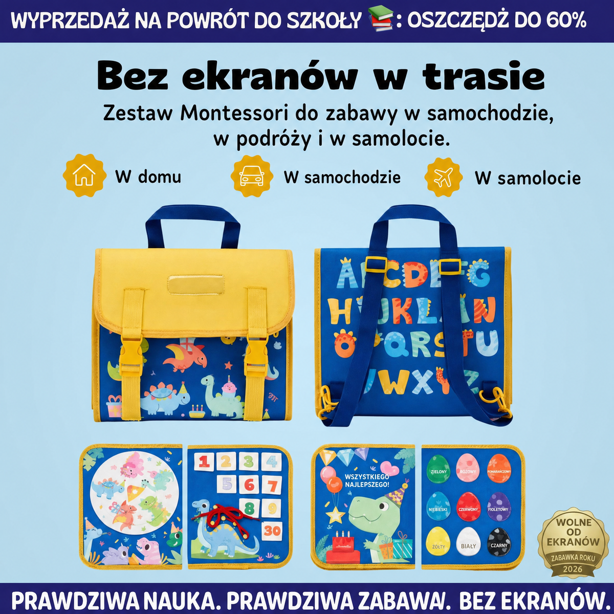 Figluska Magicznych Rączek - Książeczka sensoryczna dla dzieci