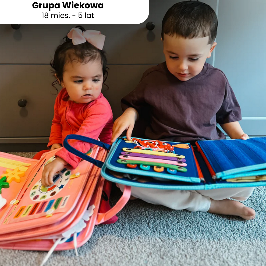 Figluska Magicznych Rączek - Książeczka sensoryczna dla dzieci